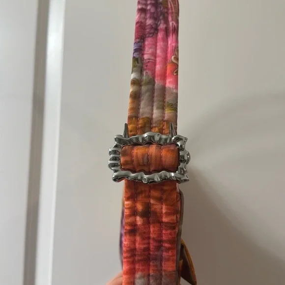 Baggu x Collina Strada Cargo Shoulder Bag in Berry Chrysanthemum - Picture 7 of 9